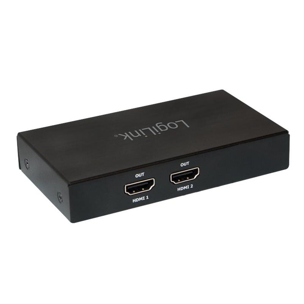 LogiLink 4K Mini DisplayPort 1.2 zu 2x HDMI Splitter