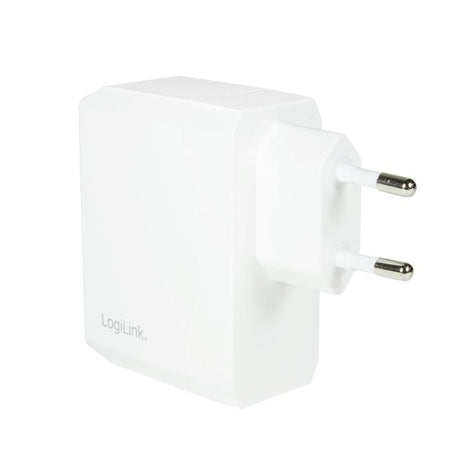 LogiLink Steckdosenadapter Dual-USB mit 2x USB-A, 17W, Weiß