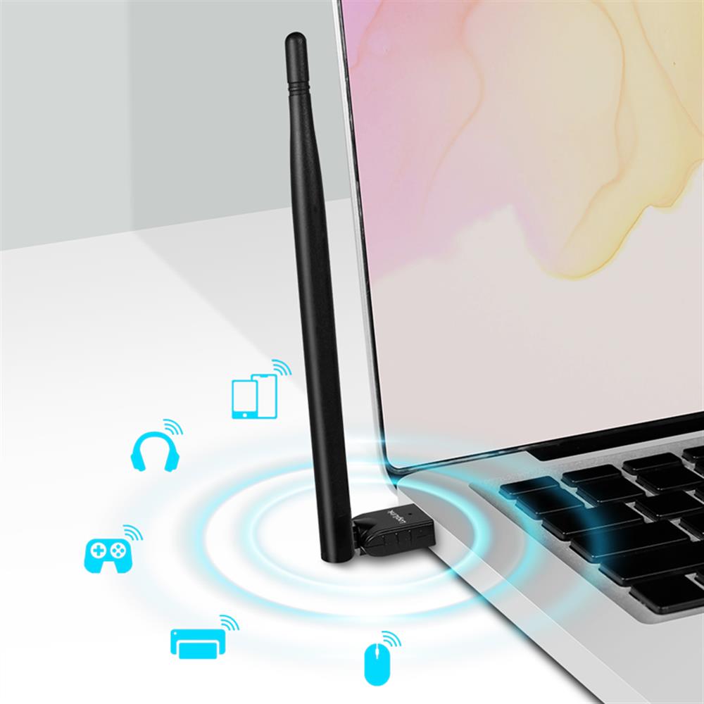 LogiLink Bluetooth 5.3 Adapter USB-A – 150 m Reichweite, 3 Mbit/s, Schwarz