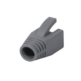 LogiLink Knickschutztülle für RJ45-Stecker, 8,0mm, Grau, 50 Stück