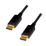 LogiLink DisplayPort-Kabel Stecker an Stecker 4K/60 Hz CCS schwarz 5 m