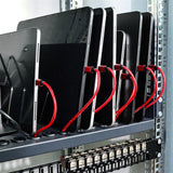 LogiLink Ausziehbarer 19"-Fachboden für Notebooks & Tablets – 4,5 HE, Schwarz