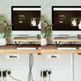 LogiLink Kabelschlauch mit Reißverschluss, 30 mm, Weiß, 5 m