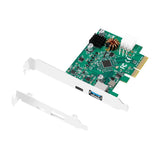 LogiLink PCI-Express Card USB 3.2 Gen 2x1 USB-A & USB-C (PD)