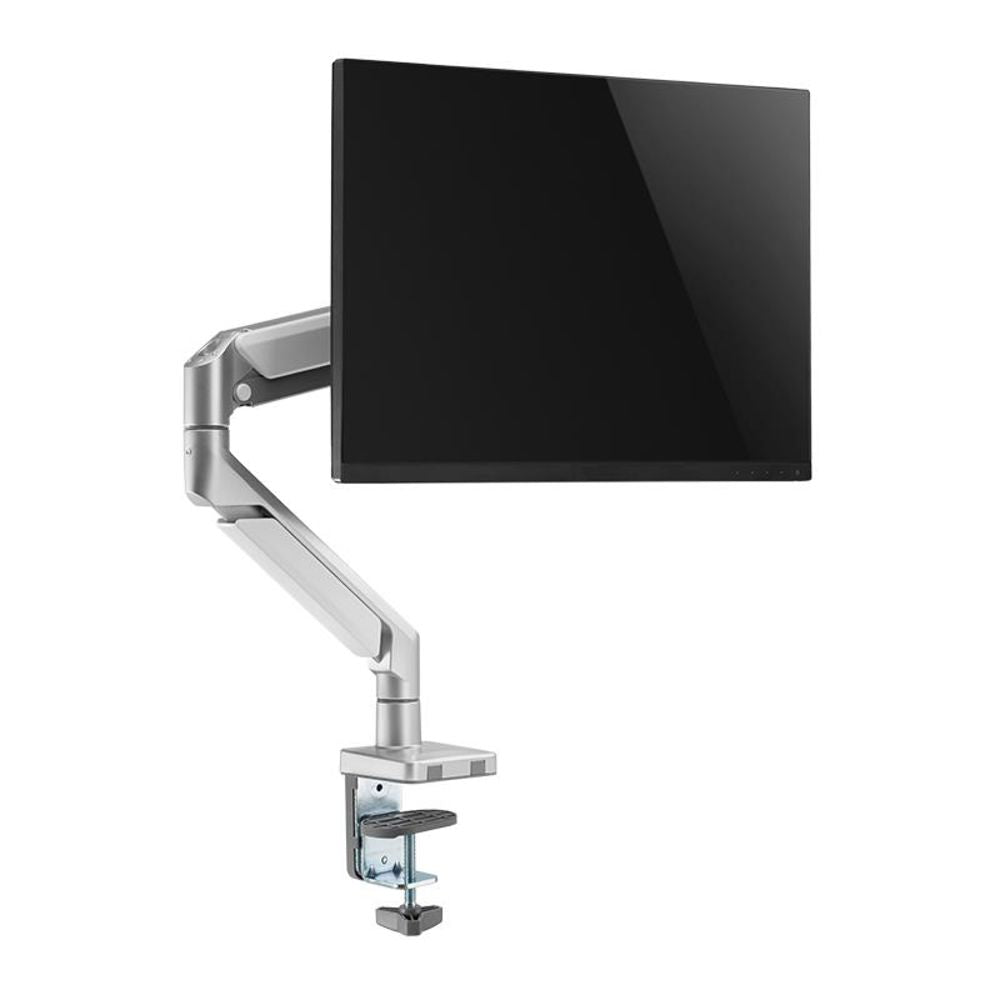 LogiLink Monitorhalterung 17-32" Zoll Gasdruckfeder Aluminium silber curved und flat VESA