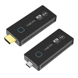 LogiLink HDMI-Übertragungs-Set – USB-C zu HDMI, drahtlos, 30 m, 4K@30 Hz