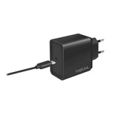 LogiLink Steckdosenadapter mit USB-C Power-Delivery, 18W, Schwarz