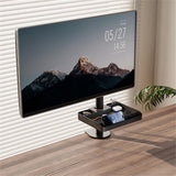 LogiLink Organizer für Mastbefestigung Ø 3–4,8 cm, max. 3 kg, Schwarz