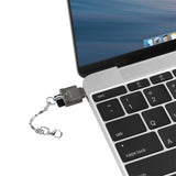 LogiLink Speicherkartenleser USB-C zu microSD mit Schlüsselanhänger