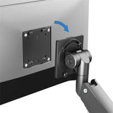 LogiLink Monitorhalterung 17–57", bis 27 kg, Flat & Curved Screens, Aluminium