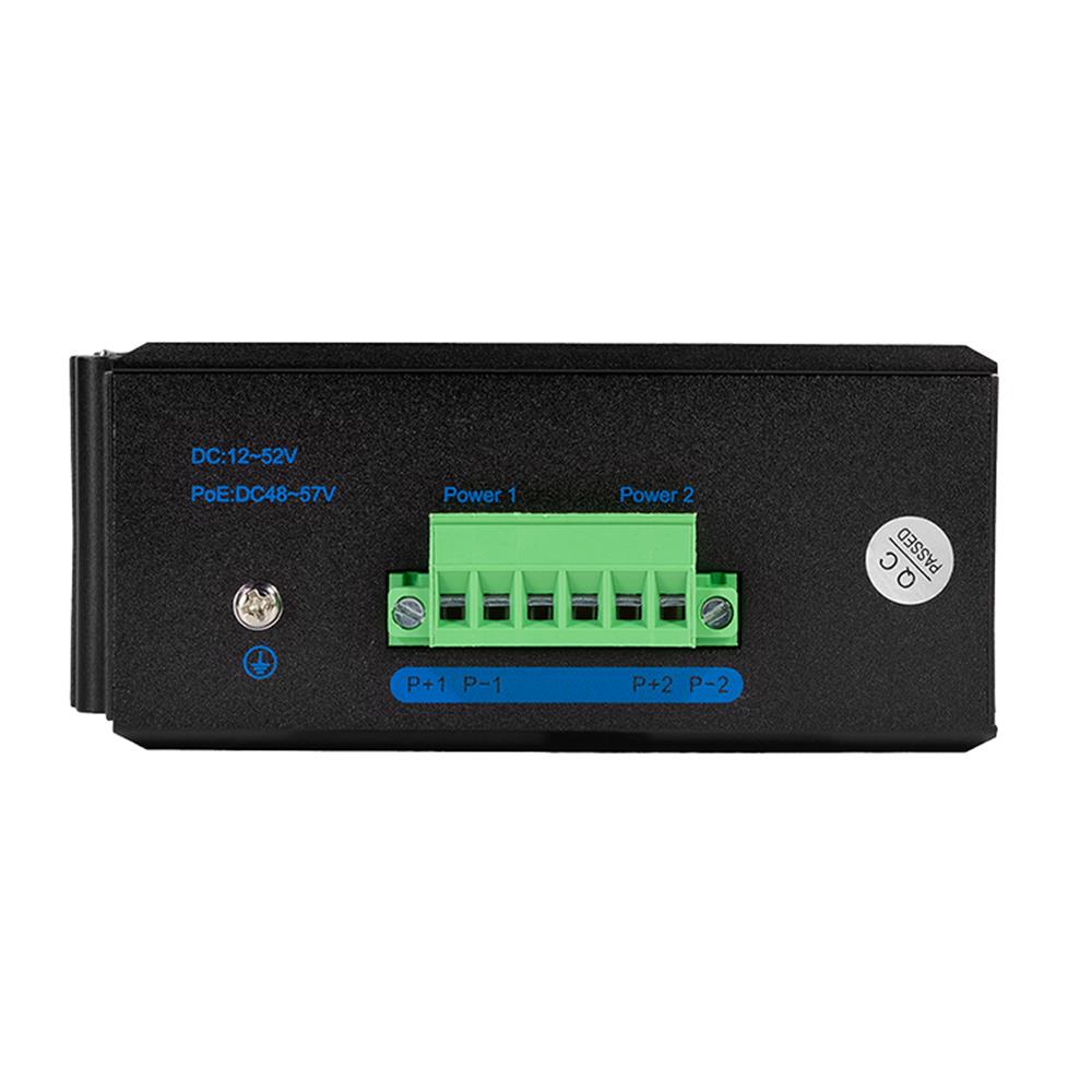 LogiLink Industrie Fast Ethernet PoE-Switch 8-Port 10/100 Mbit/s unmanaged Netzwerk-Switch