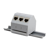 LogiLink Hutschienenadapter für ein RJ45 Keystone Modul