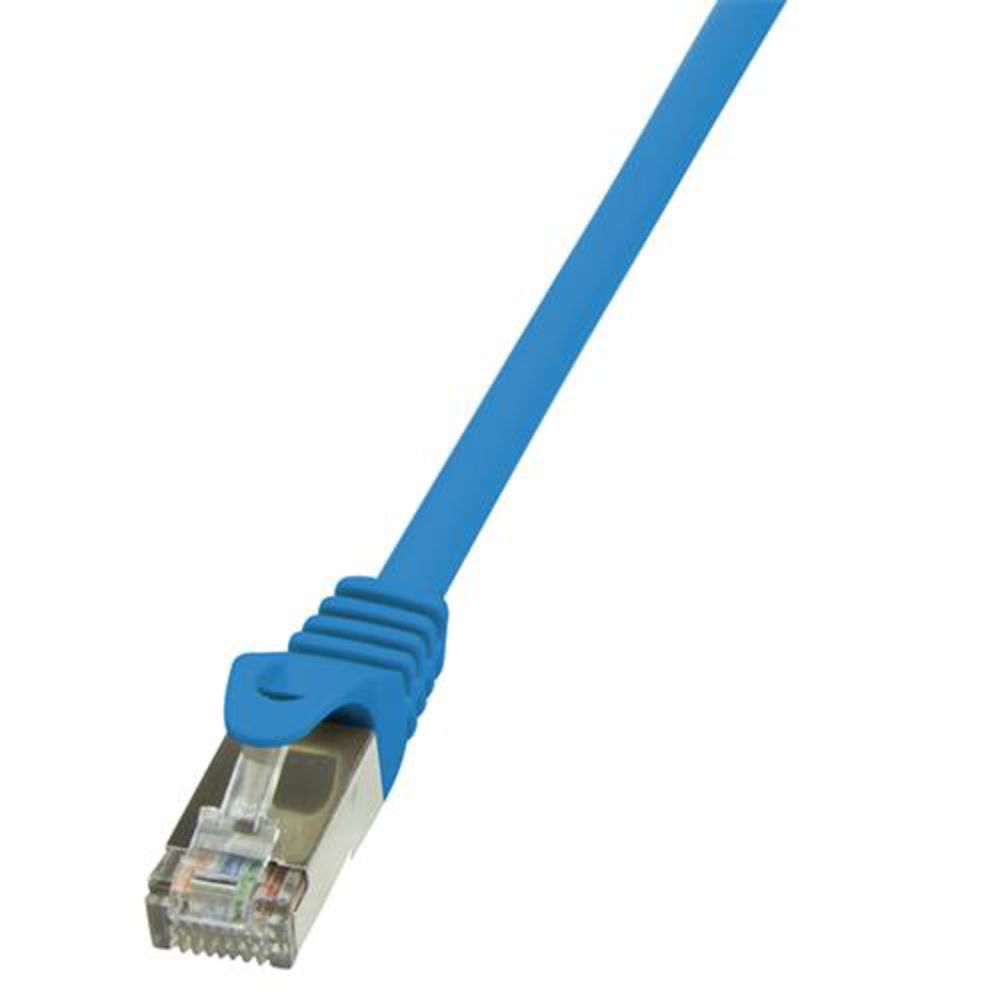 LogiLink Patchkabel EconLine, Cat.5e, F/UTP, blau, 0,5 m