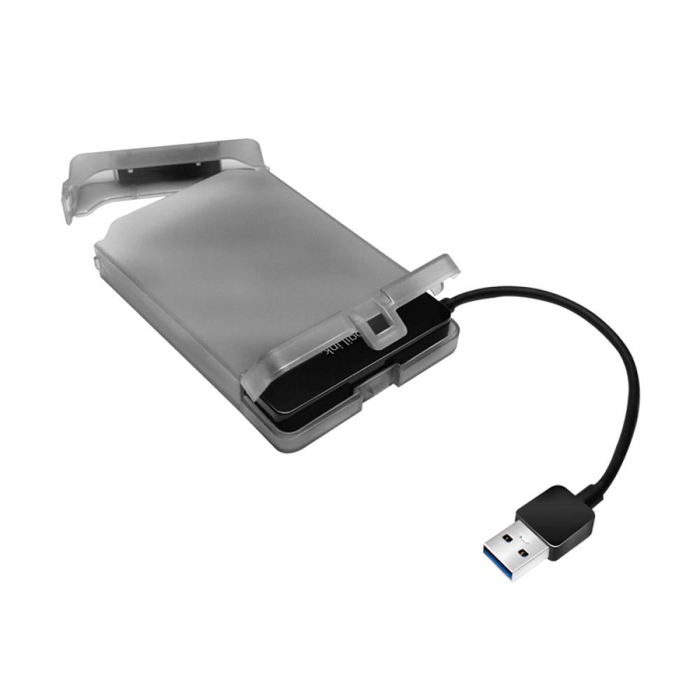 LogiLink USB 3.0 auf 2,5" S-ATA Adapter bis 5 Gbit/s mit Schutzhülle