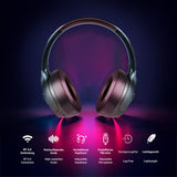 LogiLink BT0070 Bluetooth 6.0 Gaming-Headset mit 50h Akku und 3,5 mm AUX