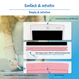 LogiLink LCD-Kinderschreibtafel 8,5" – Löschbar, augenschonend, pink, ideal für Kinder