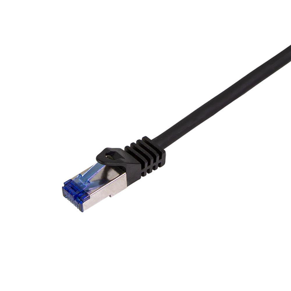 LogiLink Cat.6A Patchkabel 3 m S/FTP Ultraflex schwarz RJ45 10Gbit LAN Kabel