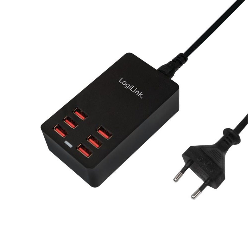 LogiLink USB Tischladeadapter 8x USB-Port 44W