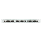 LogiLink Verteilerfeld 19" Schrankeinbau Cat.6 STP 24 Ports grau EconLine