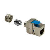 LogiLink Keystone Buchse Cat.8.1 STP AWG 22-24, werkzeuglos, 16,5mm breit