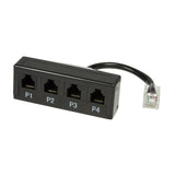 LogiLink Modular Adapter 4-Port Telefonsplitter RJ45 > RJ11