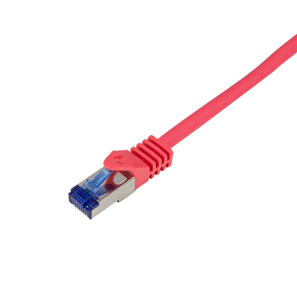 LogiLink Patchkabel Ultraflex, Cat.6A, S/FTP, rot, 0,25 m