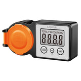 LogiLink Außensteckdose mit Energiekostenmesser & LCD – Stromverbrauch im Garten überwachen