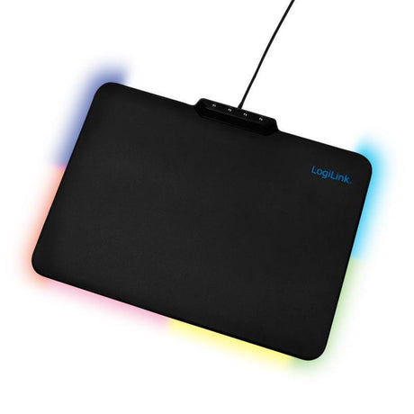 LogiLink Gaming Mauspad mit RGB-LED Beleuchtung, 360x260mm