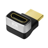 LogiLink HDMI-Adapter, A/M zu A/F 270° gewinkelt, 8K/60 Hz, schwarz/grau