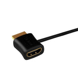 LogiLink HDMI USB Strom Einspeiseadapter Kabel 0,5m schwarz