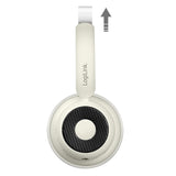 LogiLink AuraSolo Bluetooth 6.0 Headset, ANC, 20 Std. Akku, Braun