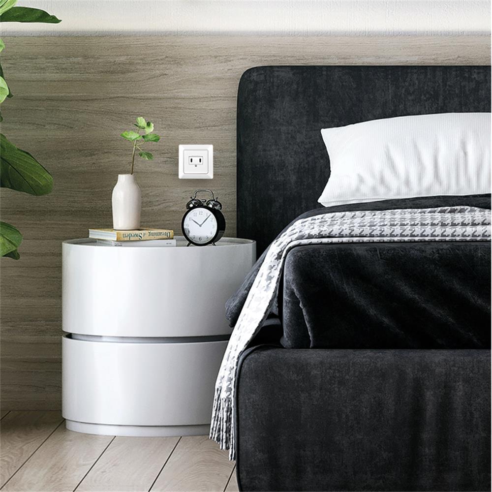 LogiLink Unterputz-Steckdose mit 2x USB-C, 25 W PD, weiß