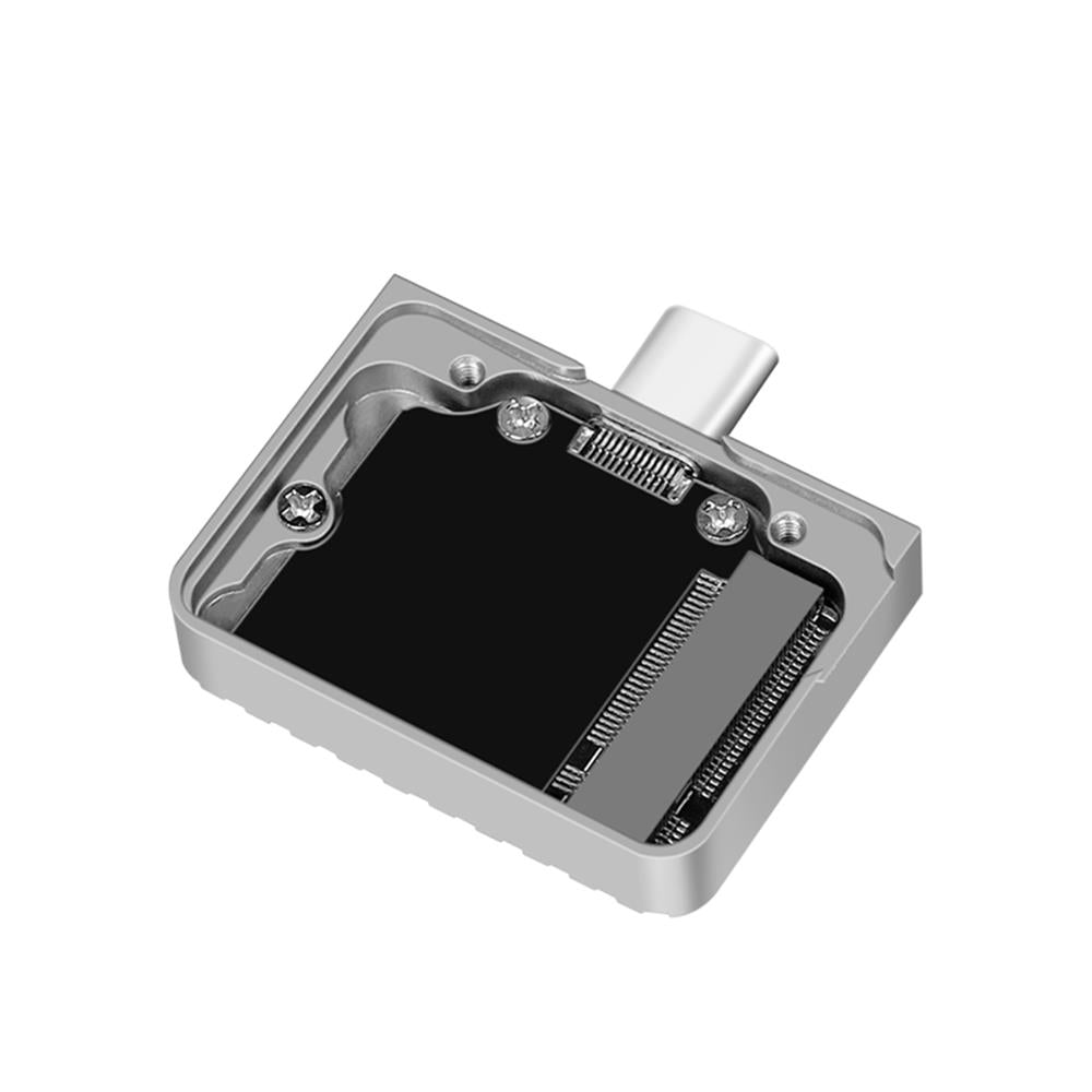 LogiLink USB 3.2 Gen2x1 SSD-Gehäuse, USB-C zu PCIe NVMe, Silber