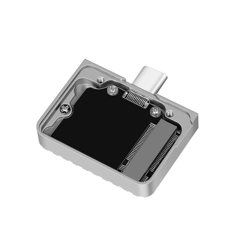 LogiLink USB 3.2 Gen2x1 SSD-Gehäuse, USB-C zu PCIe NVMe, Silber