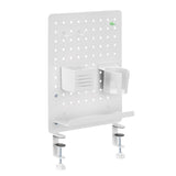 LogiLink Lochplatten-Organizer, Klemmmontage, Weiß, 42×47,7×9,9 cm