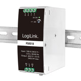 LogiLink Hutschienen-Netzteil – 240 W, 48 V, für TS-35 DIN Rail