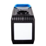 LogiLink Tragbare Powerstation 200 W, 40.000 mAh, 7 Anschlüsse, LED-Licht, Schwarz/Blau