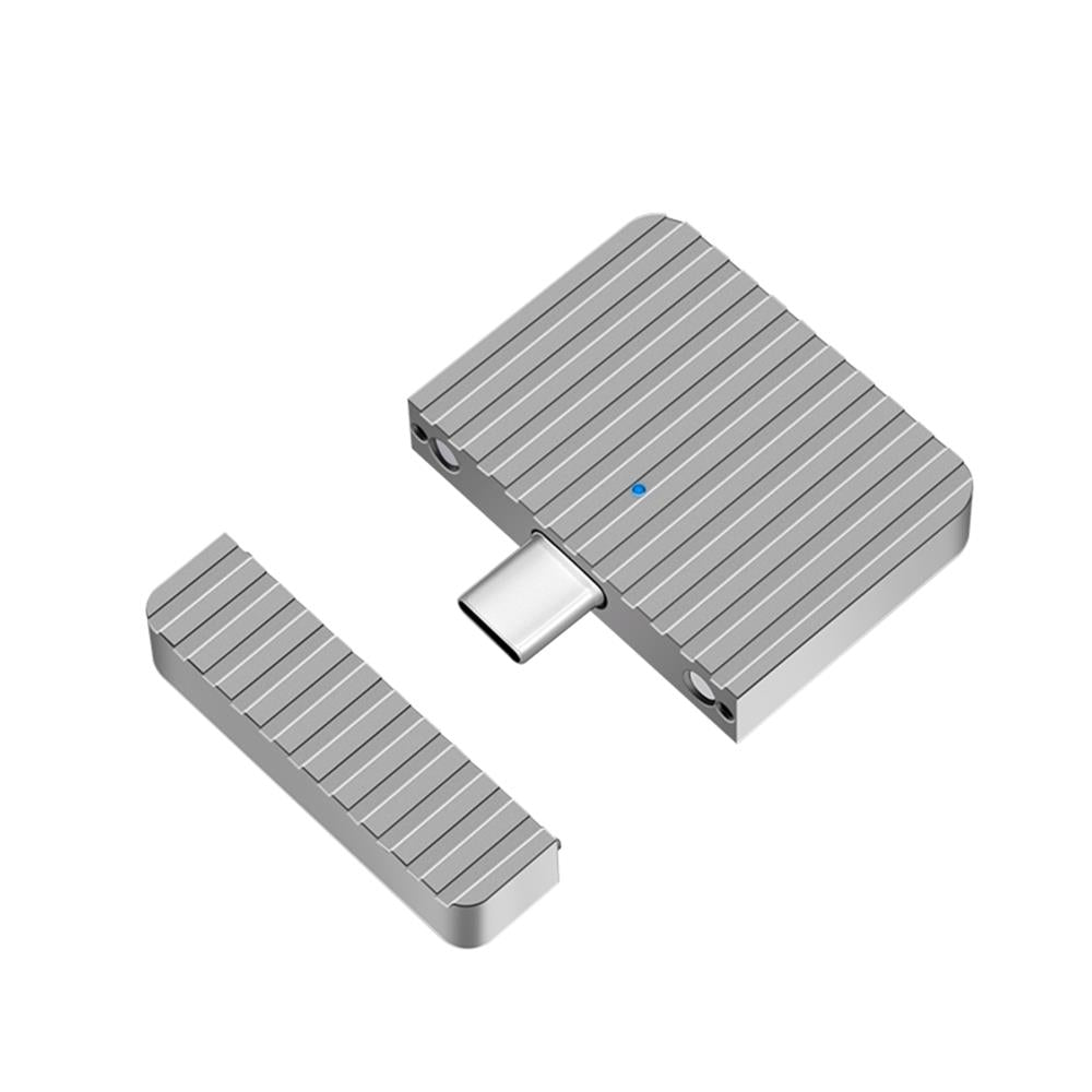 LogiLink USB 3.2 Gen2x1 SSD-Gehäuse, USB-C zu PCIe NVMe, Silber