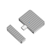 LogiLink USB 3.2 Gen2x1 SSD-Gehäuse, USB-C zu PCIe NVMe, Silber