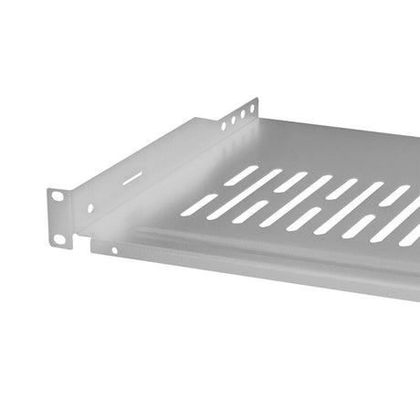 LogiLink 19" Fachboden Befestigung nur vorne T=250 mm grau