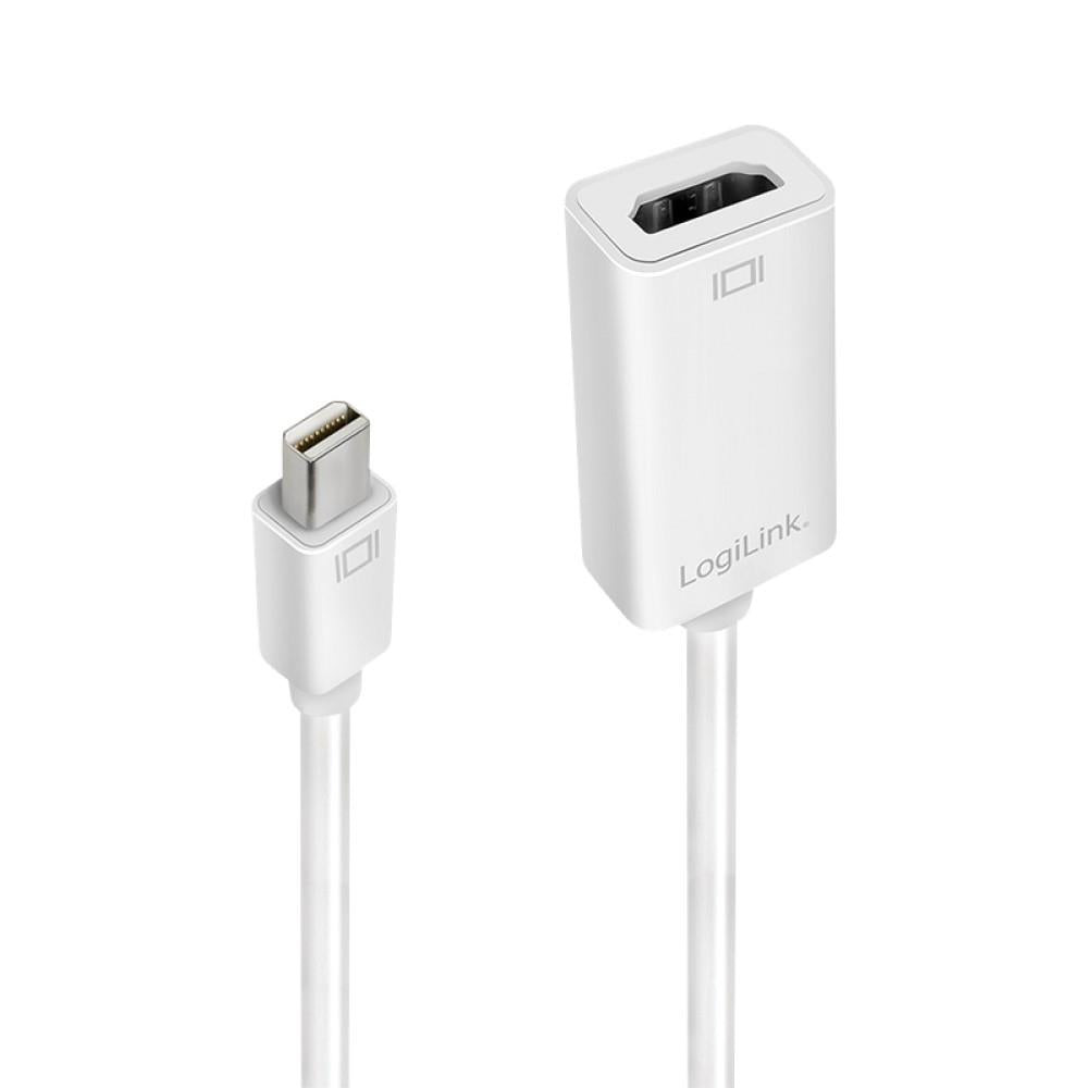 LogiLink Mini DisplayPort 1.2 zu HDMI Adapter (Aktiv)