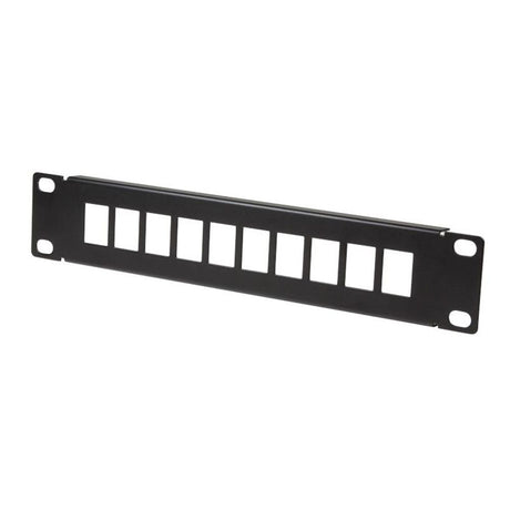 LogiLink 10" Keystone Panel für 10 Stecker Schwarz