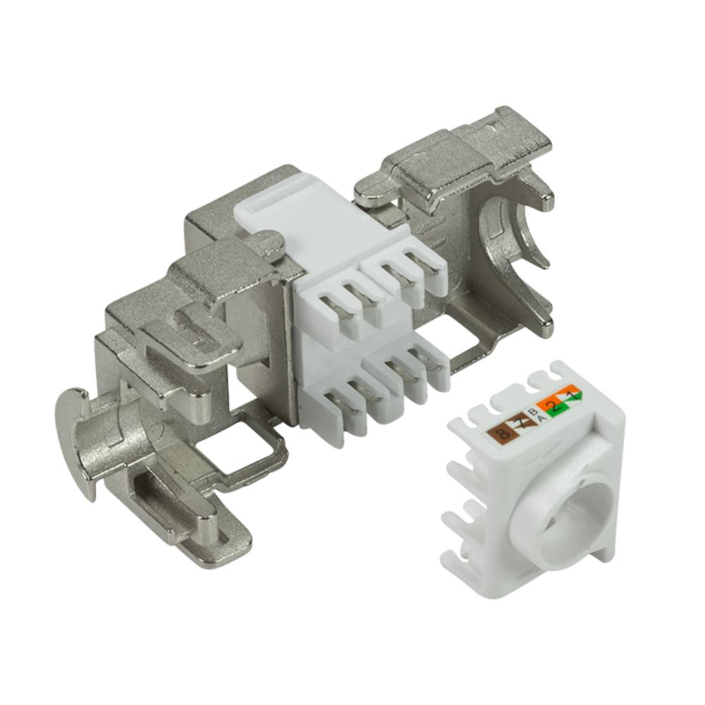 LogiLink Keystone Buchse Cat.6A STP AWG 22-24, werkzeuglos, 17,2mm breit