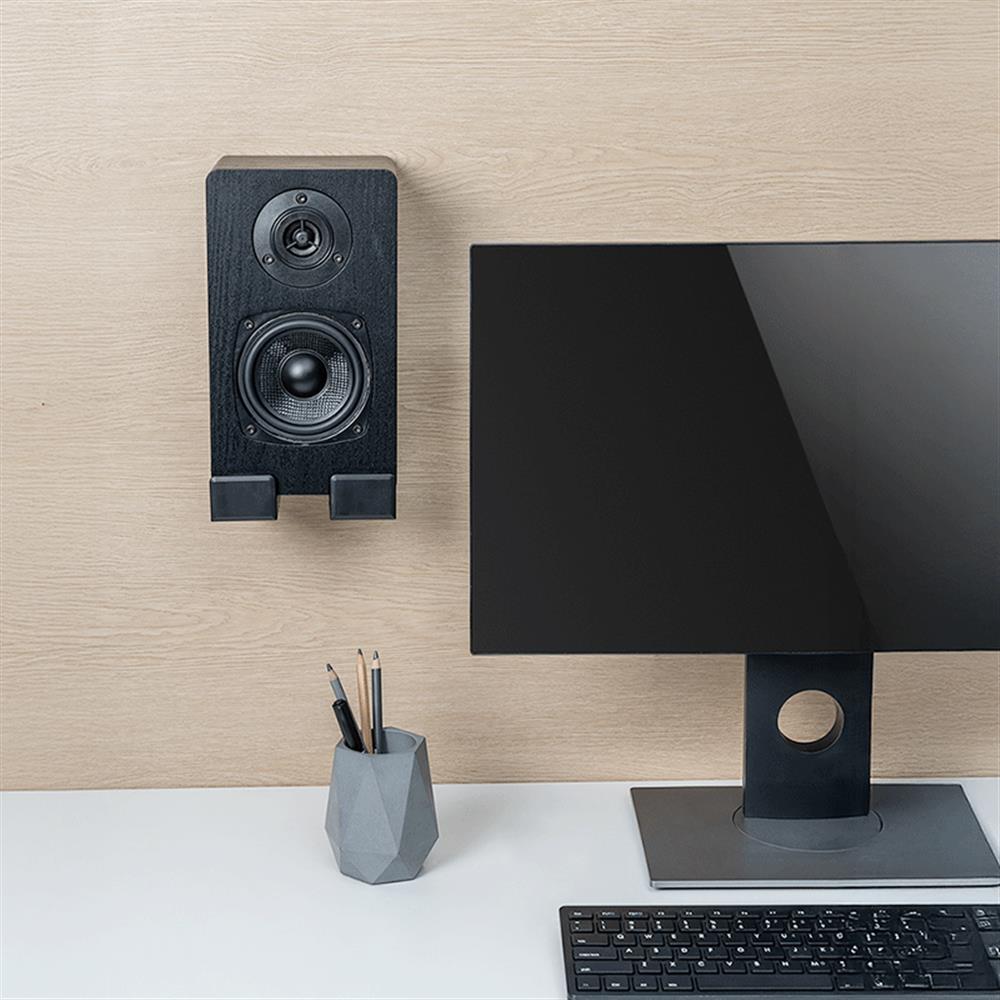 LogiLink Soundbar-Wandhalterung, für 9–15,4 cm Breite, bis 15 kg, Schwarz