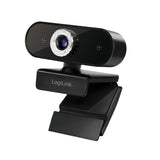 LogiLink HD-USB-Webcam mit Mikrofon Schwarz neigbar drehbar USB 2.0 Plug-and-Play