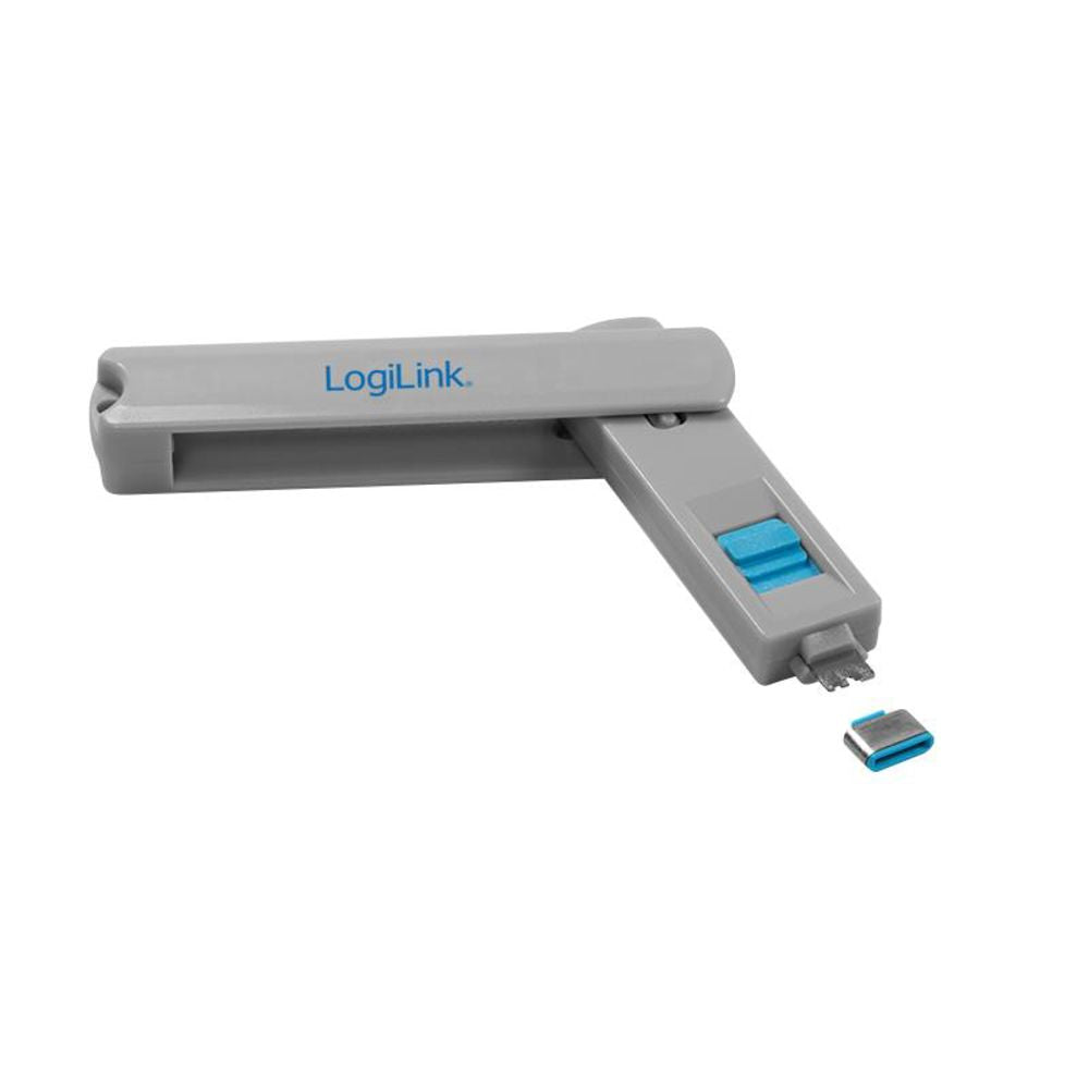 LogiLink USB-C-Port Schloss mit 1x Schlüssel und 4x Schlösser