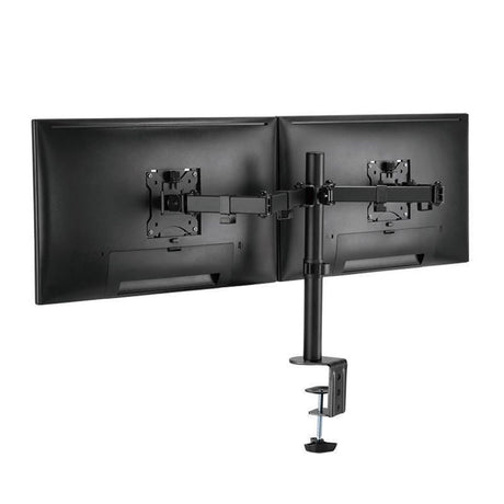 LogiLink 2-fach / Dual Monitorhalterung 17-32" Zoll neigen schwenken drehen VESA max. 8 kg