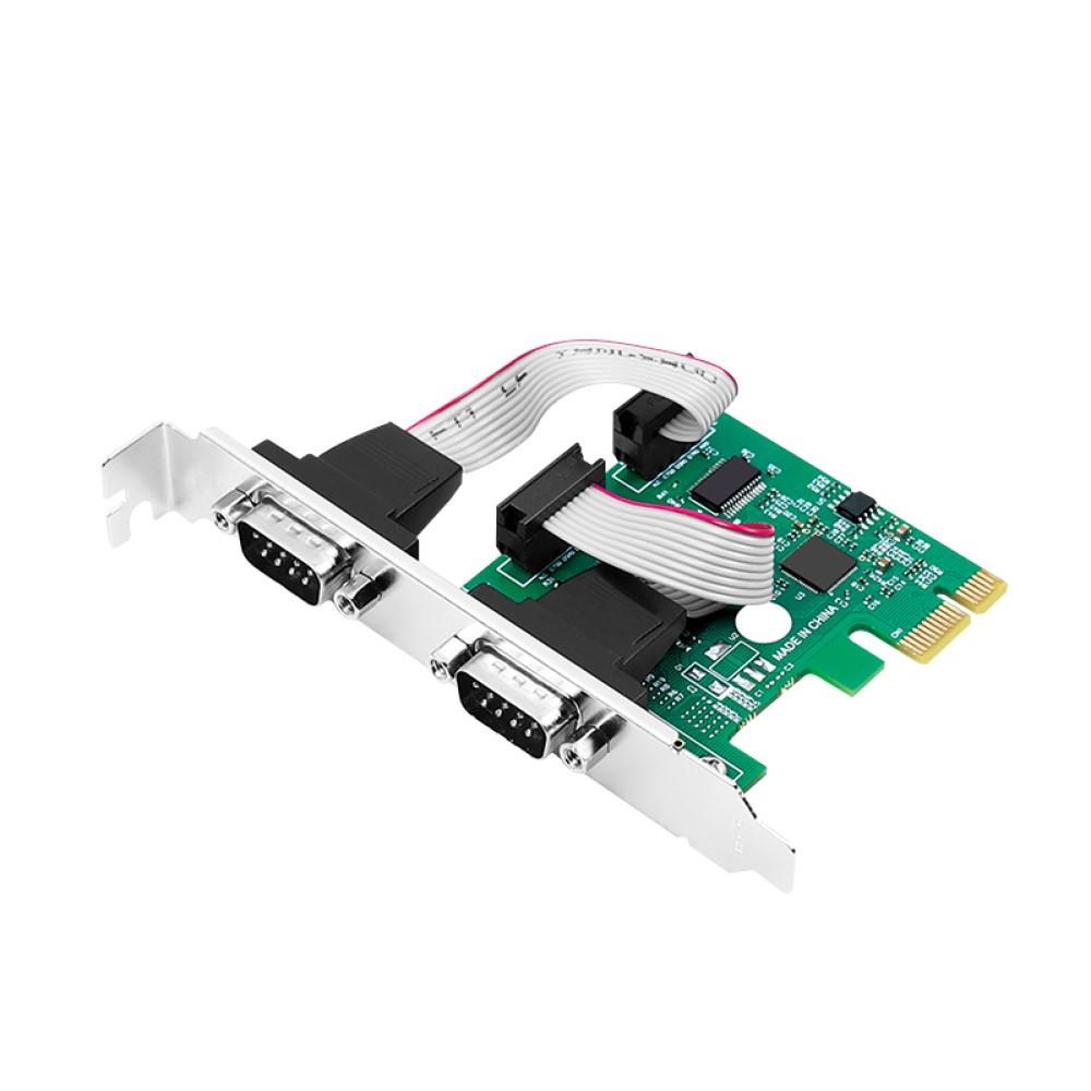 LogiLink PCI Express Karte Schnittstellenkarte 2x Seriell Erweiterungskarte