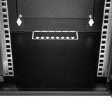 LogiLink 10" Netzwerkschrank / Wandgehäuse, 6 HE, montiert, schwarz