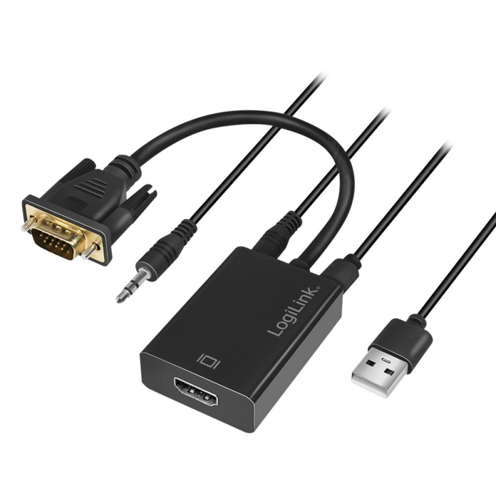 LogiLink VGA mit Audio zu HDMI Wandler